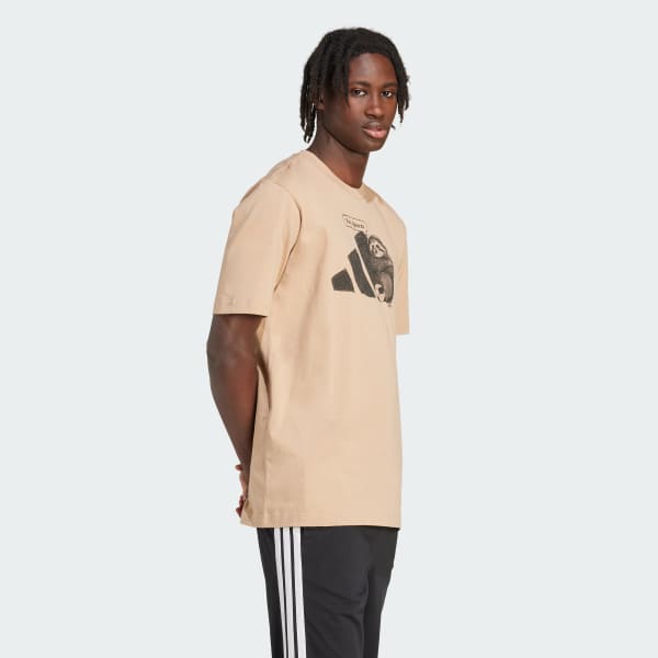 Brown Yay Sports Graphic Tee