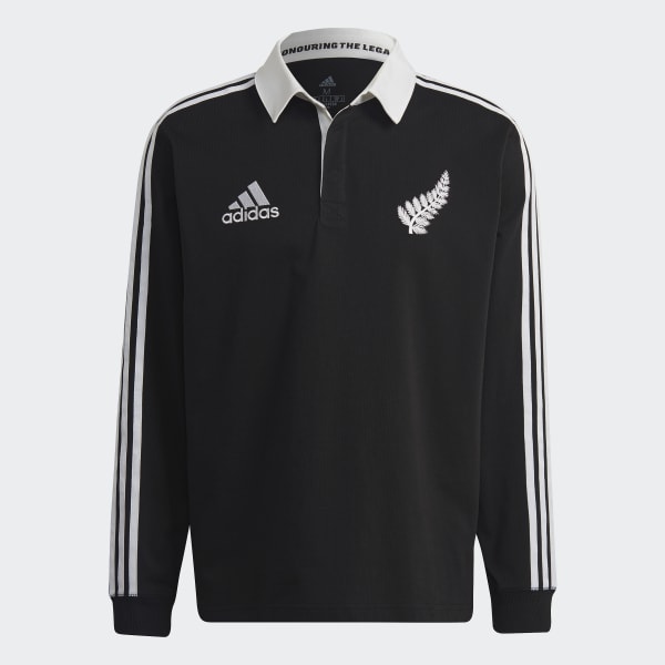 Schwarz All Blacks Rugby Heritage Poloshirt