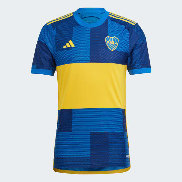 adidas Camiseta Titular Authentic Boca Juniors 23 24 Azul