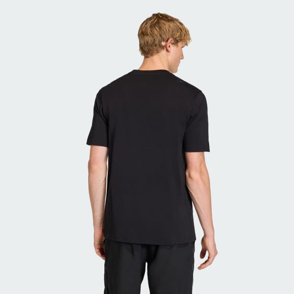Black WAVE GRAPHIC TEE SHORT SLEEVE