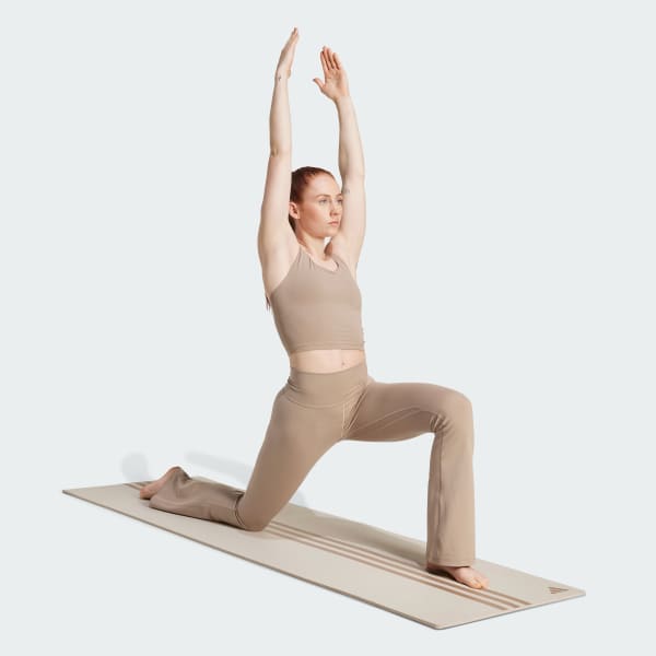 Braun adidas All Me Medium Support Sport-BH-Tanktop