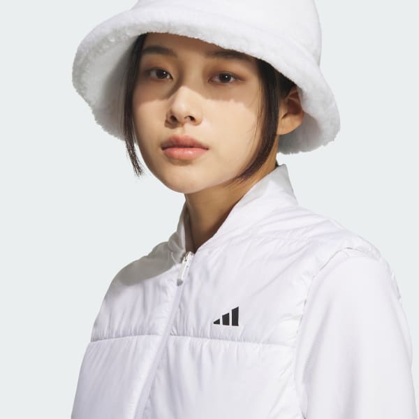 アディダス 【ゴルフ】WIND. RDY中わた入りベストロング丈 - ホワイト