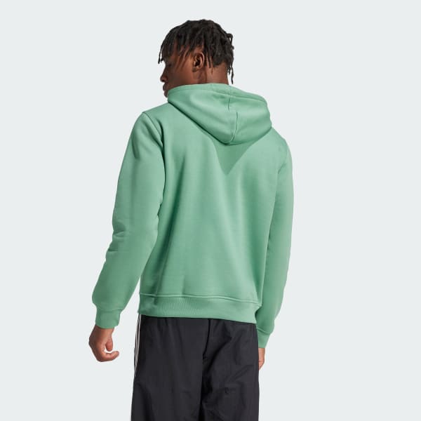 Adidas originals id96 hoodie in green ay9255 sales