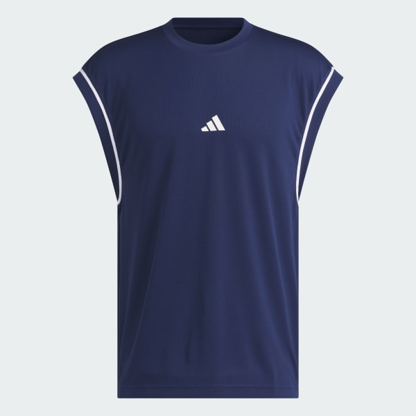 Μπλε adidas Basketball All-World Sleeveless Tank Top