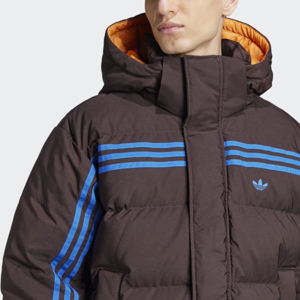 adidas Originals 70s Premium Puffer Jacket - Brown | adidas