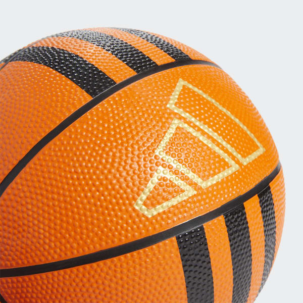 Arancione Pallone da basket 3-Stripes Rubber Mini BR376