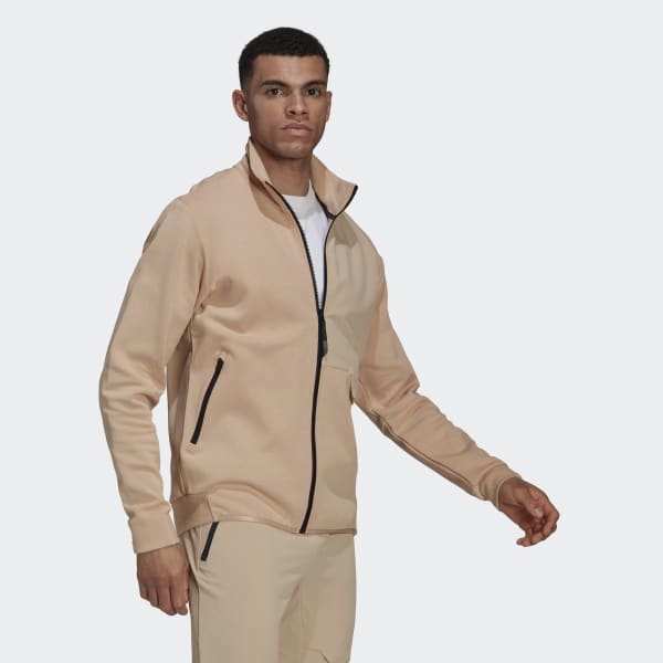 Beige 4CMTE Trainingsjacke QY092