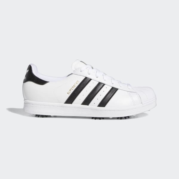adidas Golf Superstar Spiked Shoes - White | adidas US