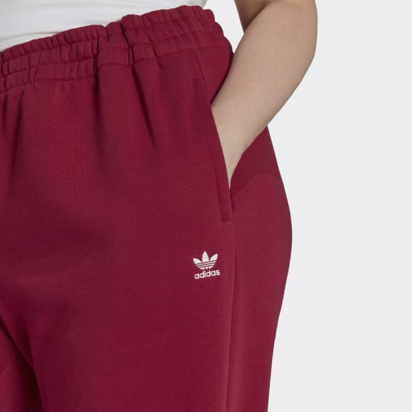 adidas Adicolor Essentials Pants (Plus Size) Red | Women's Lifestyle | US