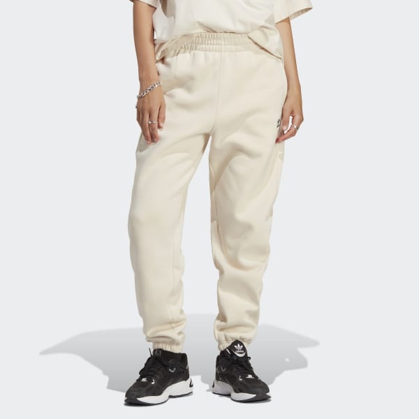 adidas Essentials Fleece Joggers - Beige | Women's Lifestyle | adidas