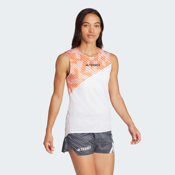 Blanco Camiseta de tirantes Terrex Techrock Pro