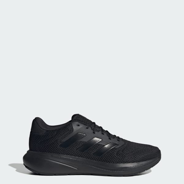 Black Response Runner Shoes