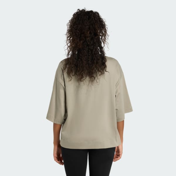 Verde Camiseta holgado Soft Lux