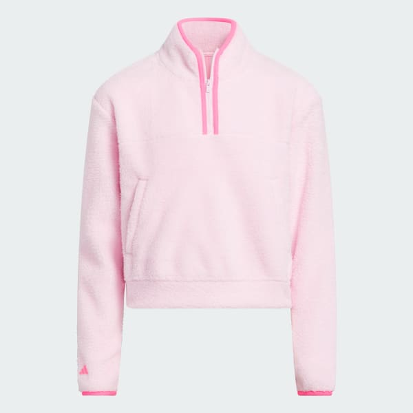 Pink Performance kvart lynlås polarfleece til børn