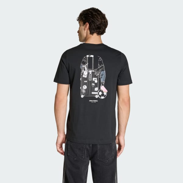 Black MESSI FUN GRAPHIC T-SHIRT