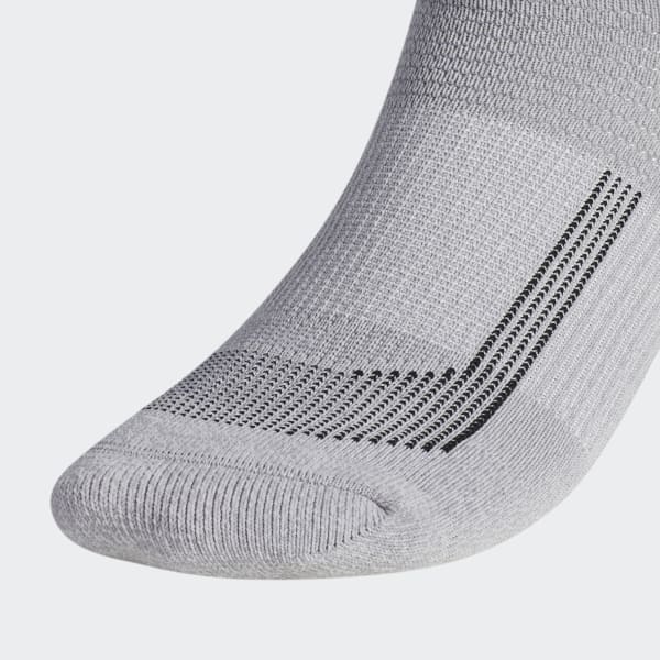 adidas Running Superlite Tabbed NoShow Socks 2 Pairs Grey Men's