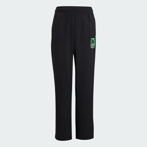 Negro Pantalón de pierna ancha para niños adidas x Minecraft