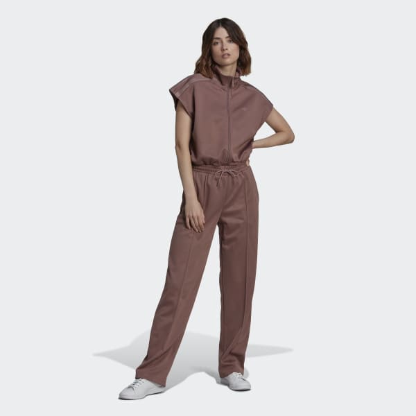 Paars Adicolor Contempo Chunky 3-Stripes Jumpsuit YY036