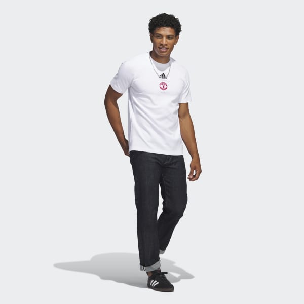Wit Manchester United Travel T-shirt SH896