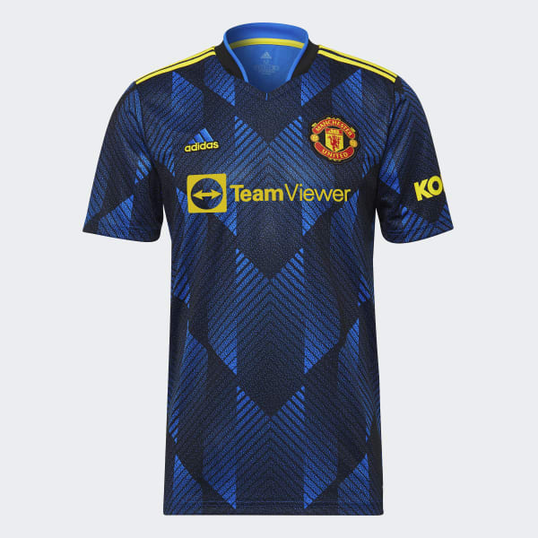 Azul Camisola do Terceiro Equipamento 21/22 do Manchester United 17708