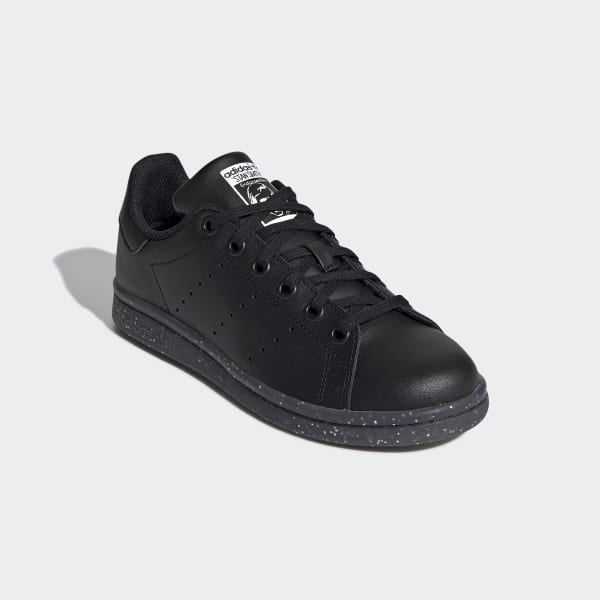 Kids Stan Smith All Black Shoes with 