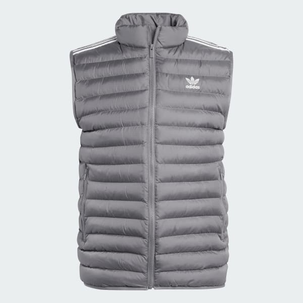 Grey Padded Puffer Vest