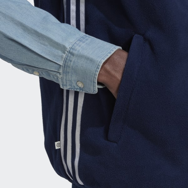 Blu Giacca senza maniche adicolor 3-Stripes Fleece CZ783