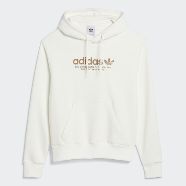 White 스케이트보딩 4.0 로고 후디 L4154
