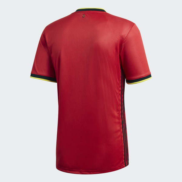Vermelho Camisola Principal da Bélgica