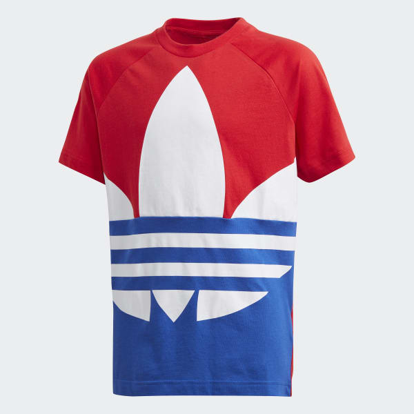 red white and blue adidas t shirt