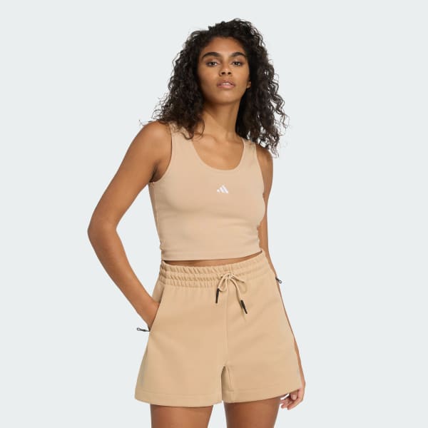 Cafe Playera sin mangas Essentials Small Logo Cotton Lifestyle