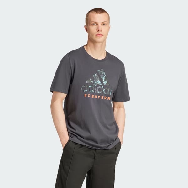 Gris T-shirt graphique FC Bayern Seasonal
