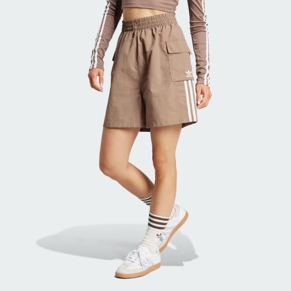 Brown Adicolor Cargo Shorts