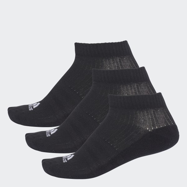 adidas 3-Stripes No-Show Socks 3 Pairs - Black | adidas UK