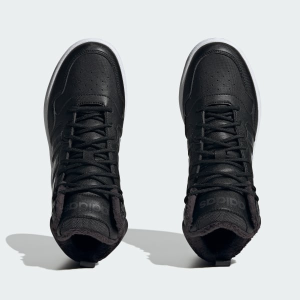 Schwarz Hoops 3.0 Mid Lifestyle Basketball Classic Fur Lining Winterized Schuh