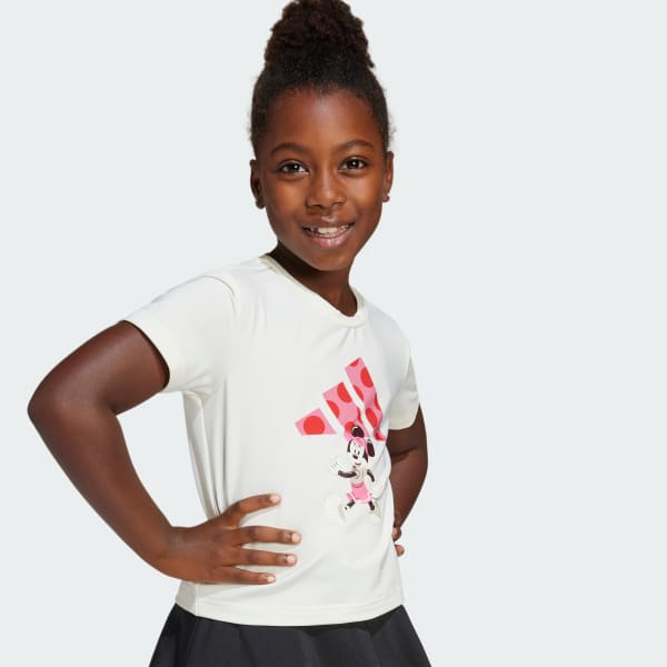 Tシャツ・カットソー adidas Adidas X Disney Minnie Mouse Top and Bottom Set White ADIDAS DISNEY MINNIE MOUSE T-SHIRT SET - White | Free