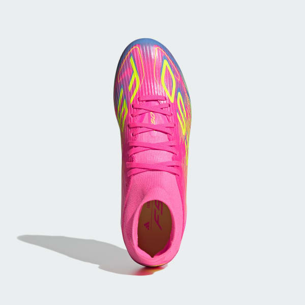 Rosado Zapatos de Fútbol F50 Mid League Terreno Firme/Multiterreno
