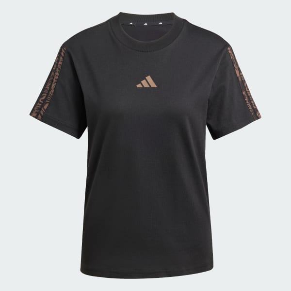 Negro Camiseta Essentials Seasonals Animal
