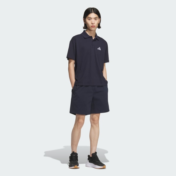 Mau-xanh-da-troi Áo Polo Essentials Plus Loose Fit Small Logo Short Sleeve