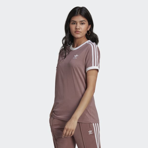 adidas Adicolor Classics 3-Stripes Tee - Purple | adidas Singapore