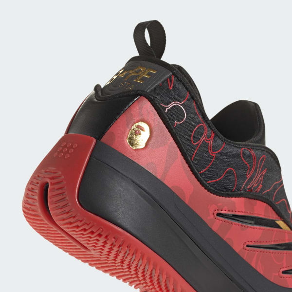 adidas BAPE x Dame 9 Shoes Red adidas Thailand