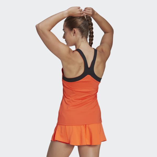 Orange Tennis Y-Tanktop