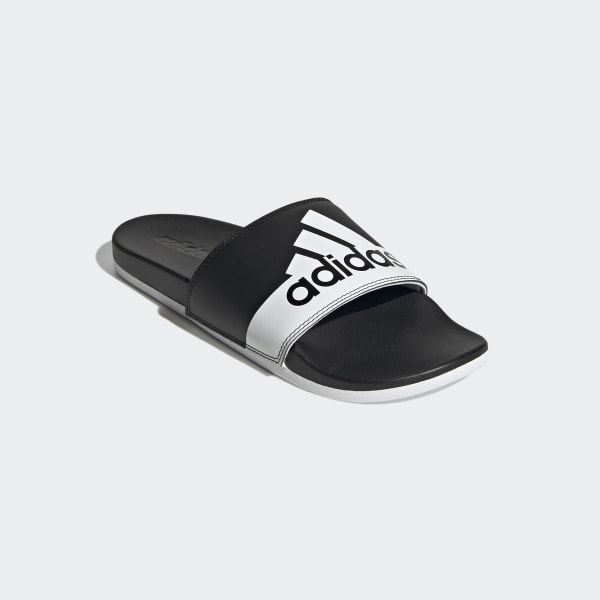 Adidas adilette black white new arrivals