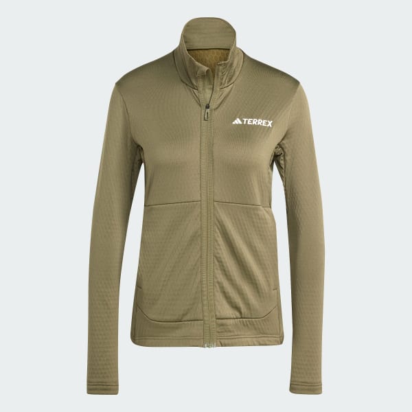 zelená Bunda Terrex Multi Light Fleece Full-Zip