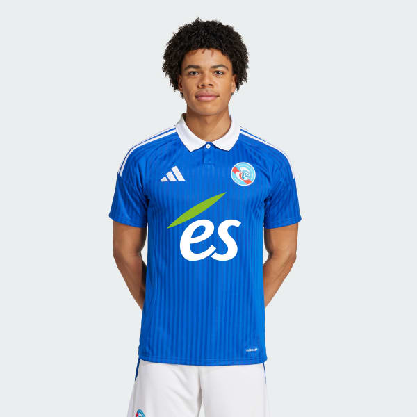 Niebieski Koszulka RC Strasbourg 24/25 Home