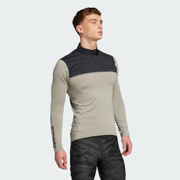 Zielony The Gravel Cycling Long Sleeve Jersey
