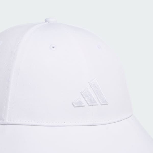 White Wide Brim Cap