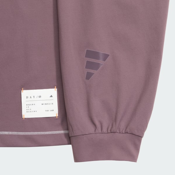 パープル DAY//Ø 長袖Tシャツ