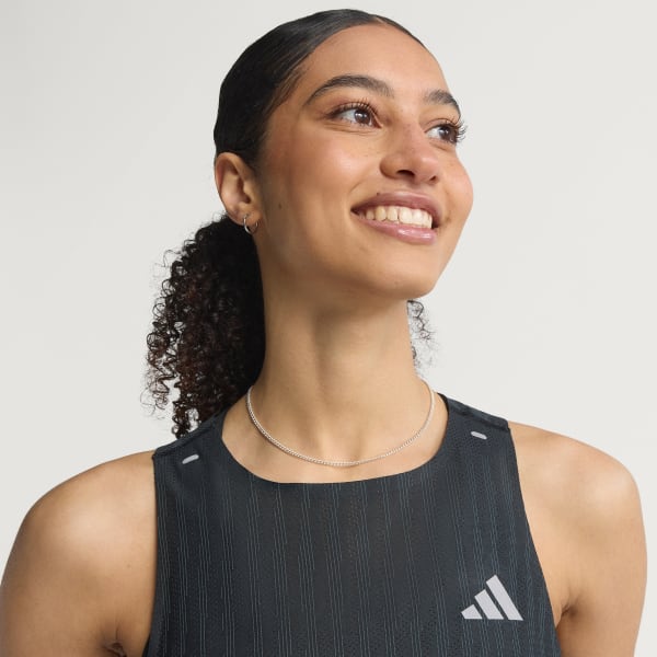 Black Adi365 Running CLIMACOOL+ Tank Top