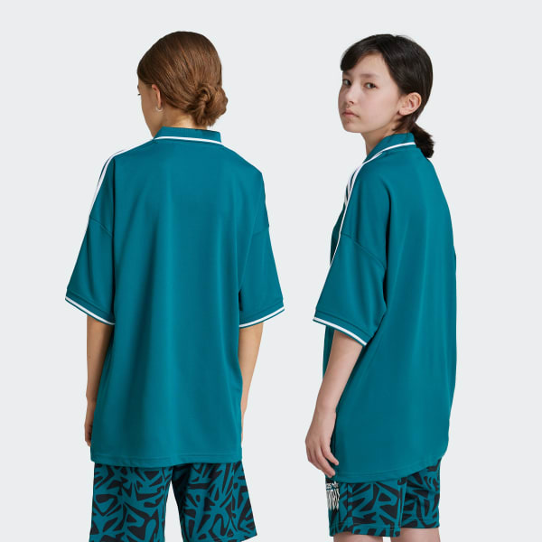 Turquesa Camiseta Estampada Niños